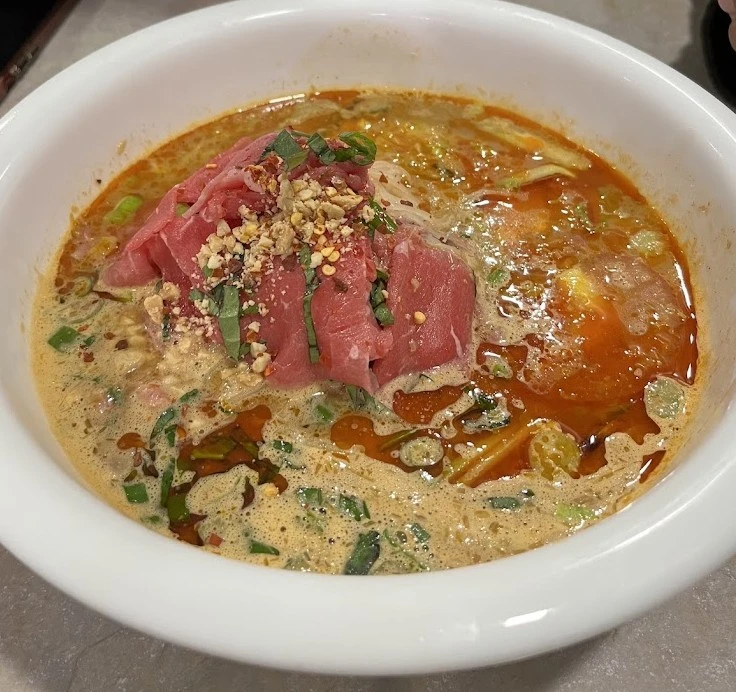Delicious Peanut Satay Beef Pho at Photastic in Edmonton, AB